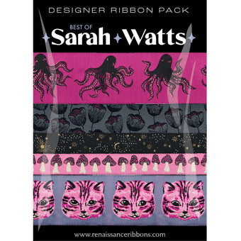 Ruby Star Society - Sarah Watts for Renaissance Ribbon - Best of Sarah Watts Jacquard Ribbon Designer Pack