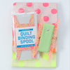 Quilt Binding Spool - Neon Party