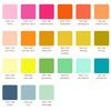 Kona Cotton Summer Days Palette 42 piece 5" x 5" Square Charm Pack