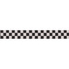 Ruby Star Society - Mixtape Checker 5/8" Jacquard Ribbon in Black - By the Yard