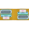 Ruby Star Society - Typewriters 2" Jacquard Ribbon in Gold