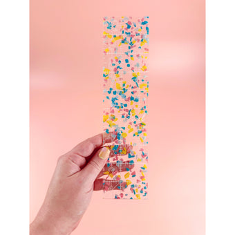 Feral Notions - 2.5" x 10" Confetti Quilting Ruler