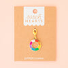 Sarah Hearts - Color Wheel Zipper Charm