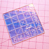 Feral Notions - Charm Square 5" Iridescent Quilting Ruler