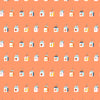 Cotton + Steel - A Sunshine Story Collection by Duchess Plum - Sunshine Smoothies in Tangerine Dream - Quilting Cotton Fabric
