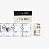 Woven Sew-In Labels - KATM - Circa 2026 (pack of 6)