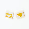 Sarah Hearts - Woven Sew-In Labels - Made in My State - South Carolina (pack of 8)