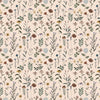 Figo Fabrics - Nature Trail Collection - Garden in Cream - Quilting Cotton Fabric