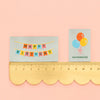 Woven Sew-In Labels - Birthday Multipack (pack of 4 large labels)