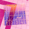 Feral Notions - 4.5" Square Iridescent Quilting Ruler