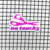 No Touchy! Sewing Scissors Sticker