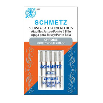 Schmetz - Jersey / Ball Point Chrome Needles (4026)