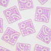 Sarah Hearts - Lavender Quilt Block Iron-On Patch