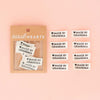 Woven Sew-In Labels - Made by Grandma Organic Cotton (pack of 8)