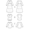 Closet Core Patterns - Nicks Dress + Blouse Pattern (printed paper)