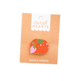 Sarah Hearts - Tomato Pin Cushion Magnetic Needle Minder