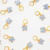 Sarah Hearts - Blue Bow Enamel Stitch Marker