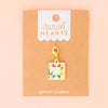 Sarah Hearts - Quilt Star Zipper Charm