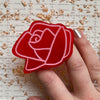 Feral Notions - Rose Pop-Up Ruler Handle