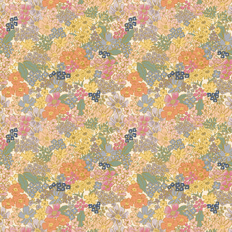 Rifle Paper Co. - English Rose Collection - Mimi in Blush Metallic - Quilting Cotton Fabric