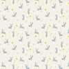 Rifle Paper Co. - Easter Collection - Easter Bunnies in Cream - Quilting Cotton Fabric