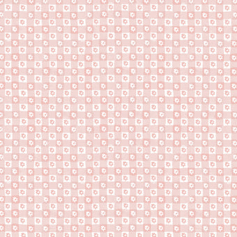 Rifle Paper Co. - Easter Collection - Daisy Gingham in Blush - Quilting Cotton Fabric