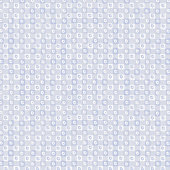 Rifle Paper Co. - Easter Collection - Daisy Gingham in Blue - Quilting Cotton Fabric