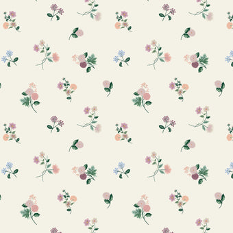 Rifle Paper Co. - Dahlia Collection - Ditsy Dahlia in Cream - Quilting Cotton Fabric