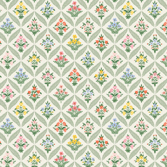 Rifle Paper Co. - Dahlia Collection - Estee Garden in Cream - Quilting Cotton Fabric