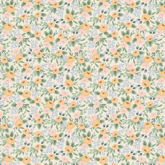 Rifle Paper Co. - Easter Collection - Rosa in Cream - Quilting Cotton Fabric