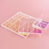 Feral Notions - Iridescent Quilting Rulers - Mini Squares Set (1.5", 2.5", 3.5")