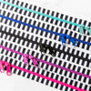 Zipper (30" length / size 5) in Black & White Stripe with Pink Zipper