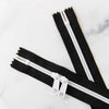 Zipper (30" length / size 5) in Black and White