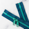Zipper (30" length / size 5) in Tealtastic