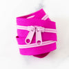 Zipper (30" length / size #5) in Jazzberry - magenta base with light lilac zipper