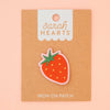 Sarah Hearts - Strawberry Iron-On Patch