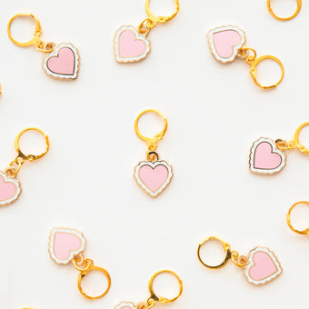 Sarah Hearts - Sweet Heart Enamel Stitch Marker