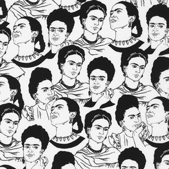 Frida Face in White
