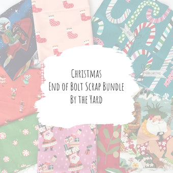 Christmas - Cotton End of Bolt Scrap Bundle (By the Yard)