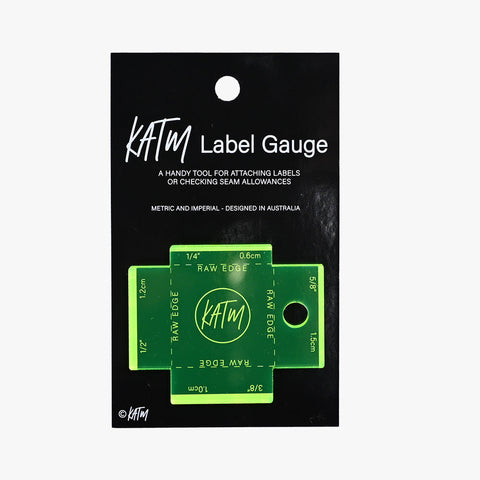 KATM Gauge for Labels in Fluro Yellow