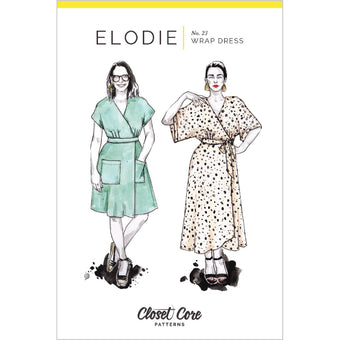 Closet Core Patterns - Elodie Wrap Dress Pattern (paper)