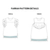 Chalk & Notch - Farrah Top and Dress Pattern (printed paper)