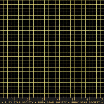 Grid in Black / Gold Metallic
