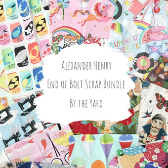 Alexander Henry - Cotton End of Bolt Scrap Bundle (By the Yard)