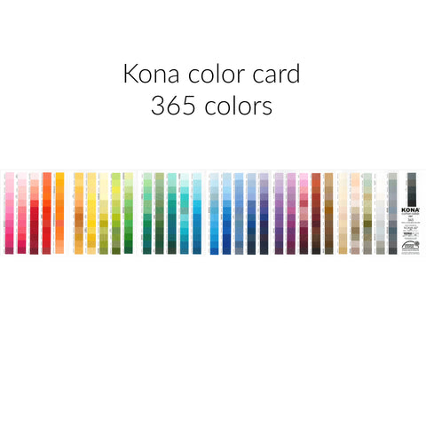 Kona Color Card 365 Colors