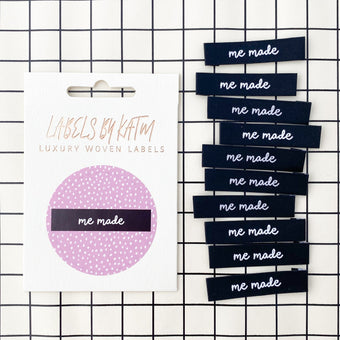 Woven Sew-In Labels - Me Made (pack of 10)