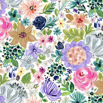 Zodiac Floral in White