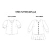 Chalk & Notch - Wren Top and Dress Pattern (printed paper)