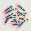 Woven Labels - Rainbow Handmade (pack of 10)
