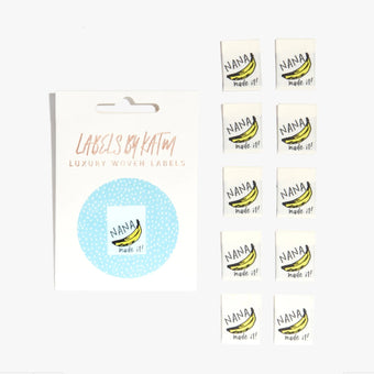 Woven Labels - Nana Made It (pack of 10)